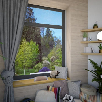 Modern interior design in a single-family villa - downtown Bucharest