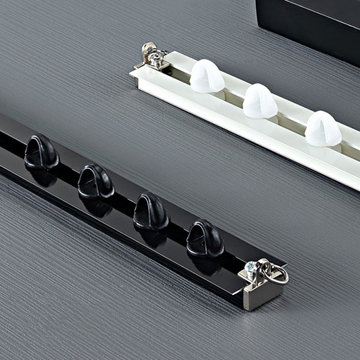 CHR90 Embedded Mute Ceiling Curtain Rail System For Room Divider