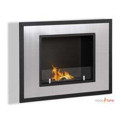 Moda Flame Rio Wall Mounted Ethanol Fireplace - Indoor Fireplaces