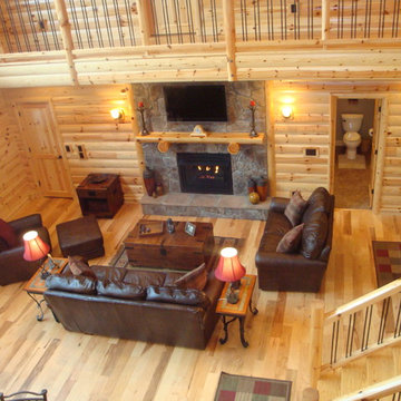 Log Siding, Knotty Pine Paneling