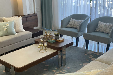 Example of a living room design in Mumbai