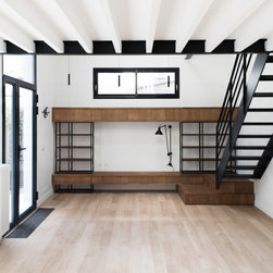 Restructuration maison Paris 15 - 本棚