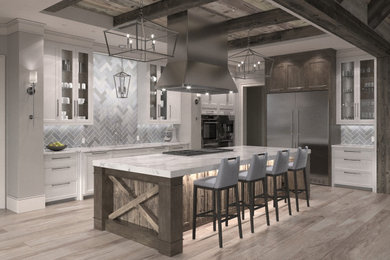 Transitional kitchen photo in Other