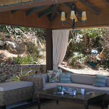 North side yard garden area