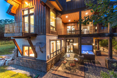 Example of a trendy exterior home design in Denver