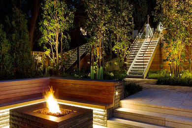 This is an example of a contemporary landscaping in Boston.
