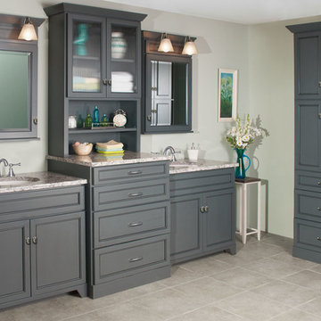 Gentry Ensemble in Charcoal Gray with Black Glaze