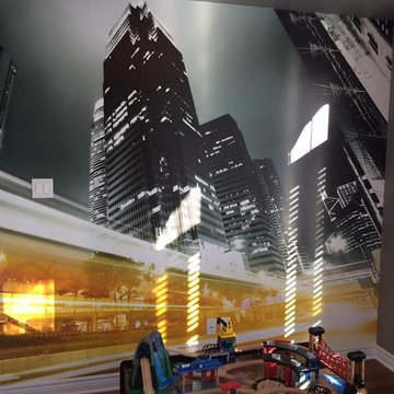 kids bedroom and playground