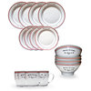 Bistro Dishes, Set of 16