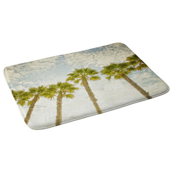 Shannon Clark Palm Trees Memory Foam Bath Mat
