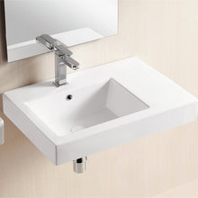 Powder room sinks/wall mounted