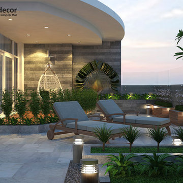 Nội thất căn hộ Penthouse - dự án Riverpark Residence