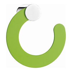 Secret Bath. Towel Ring. Chrome-Green. Giselle collection - Towel Rings