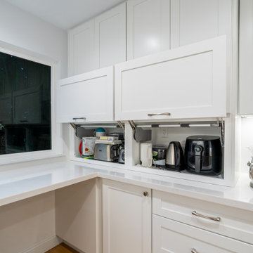 Modern White Kitchen with Efficient Storage Solutions 3 | RTA The Cabination