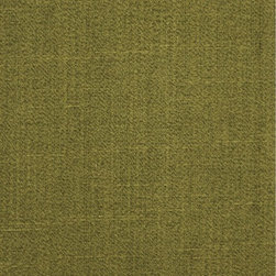 Olive Color Hudson Yarn Dyed Solid Cotton Blend Design Fabrics - Upholstery Fabric