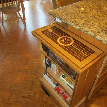 Compass Rose Inlay Countertop