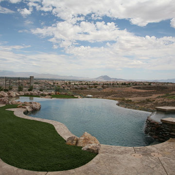 Negative Edge & Perimeter Overflow Pools in Las Vegas, Poolscapes LLC