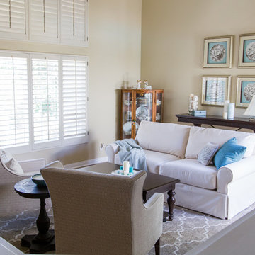 Orange Living Room