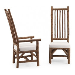 La Lune Collection - Rustic Side Chair #1212, Rustic Arm Chair #1214 by La Lune Collection - Dining Chairs