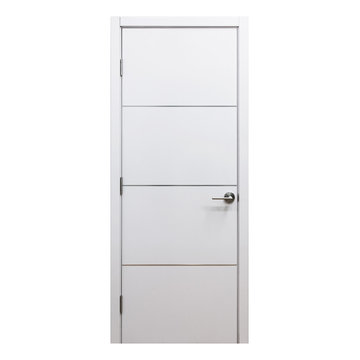 Nova Modern Interior doors by Brooklyn doors inc  HG008 White Drawing