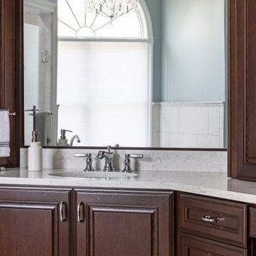 Creating a Beautiful, Traditional Master Bath in a Challenging Space