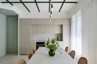 Idée de décoration pour une salle à manger design.