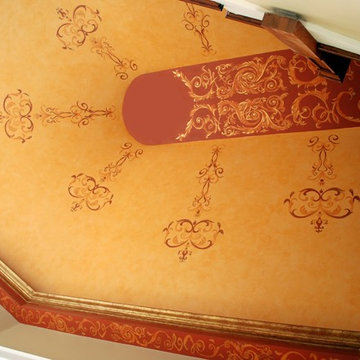 Murals in Nahant residence