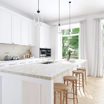 HanStone | OCEANA | Soothing and coastal like an elegant seashell