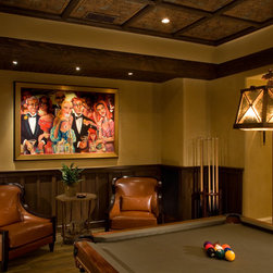 Hand-Painted Ceiling - Ceiling Tile