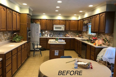 Steven and Pamela Hagwood French Country  Kitchen Remodel