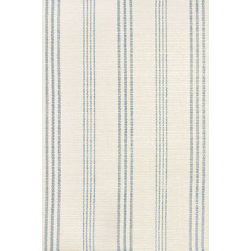 Swedish Stripe Woven Cotton Rug, Runner-2.5'x8'