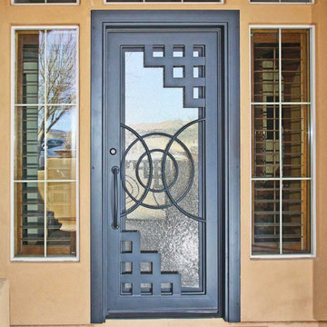 Nouveau Iron Entry Door