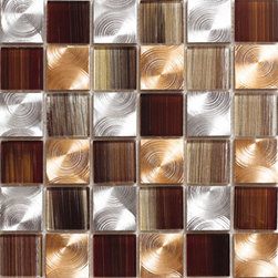 Kermosaic glass metal blend - Tile