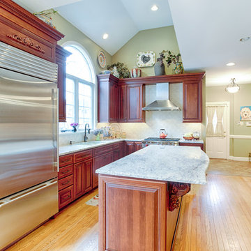 Wayne Home Kitchen Remodel with view to side door