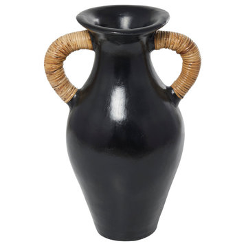 Modern Black Ceramic Vase 563631
