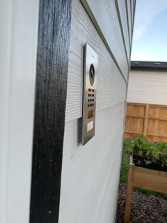 Doorbird flush mount doorbell not so flush. Any advice on how to fix
