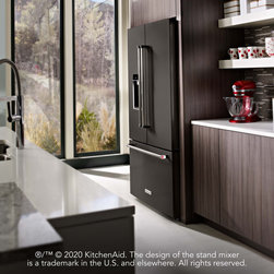 23.8 cu. ft. 36" Counter-Depth French Door Platinum Interior Refrigerator - Refrigerators