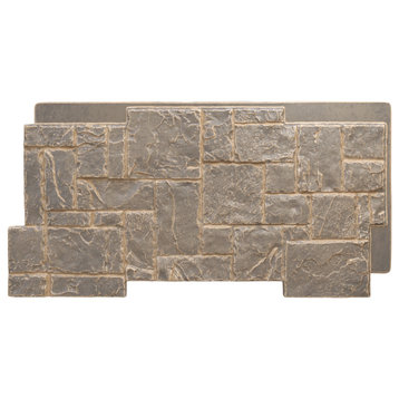 Castle Rock Stacked Stone, StoneWall Faux Stone Siding Panel,, Cannondale