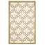 La Salis Indoor/Outdoor Runner, Ivory and Light Green, 76x121 cm
