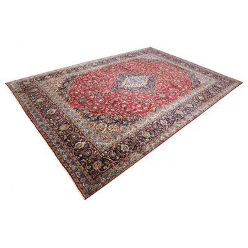 Persian Rug Keshan 14'10"x9'11" Hand Knotted