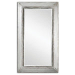 Uttermost - Uttermost 13880 Lucanus - 73.5" Oversized Mirror - Frame Features A Heavily Distressed, Aged Silver Finish With Rustic Brown And Natural Wood Undertones. Mirror Has A Generous 1 1/4" Bevel. May Be Hung Horizontal Or Vertical.   Grace Feyock 60 x 30 x 0.88  Mounting Direction: Horizontal/VerticalLucanus 73.5" Oversized Mirror Aged Silver/Rustic Brown/Natural Wood *UL Approved: YES *Energy Star Qualified: n/a  *ADA Certified: n/a  *Number of Lights:   *Bulb Included:No *Bulb Type:No *Finish Type:Aged Silver/Rustic Brown/Natural Wood