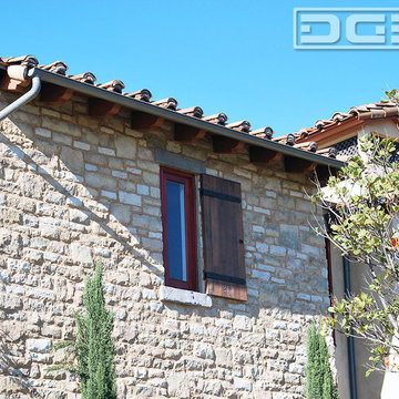 Decorative Tuscan Shutters Custom Made in Orange County, CA