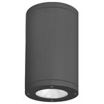 W.A.C. Lighting - W.A.C. Lighting Tube Architectural LED Flush Mount DS-CD08-N40-BK - LED Flush Mount from Tube Architectural collection in Black finish. Number of Bulbs 1. Max Wattage 54.00 . No bulbs included. Precise engineering using the latest energy efficient LED technology with a built-in reflector for superior optics, An appealing cylindrical profile perfect for accent and wall wash lighting. No UL Availability at this time.