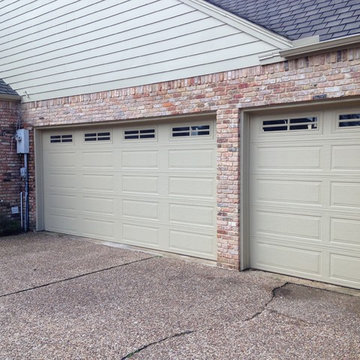 Garage door column