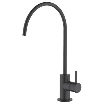 Circular Water Filtration Faucet, Matte Black