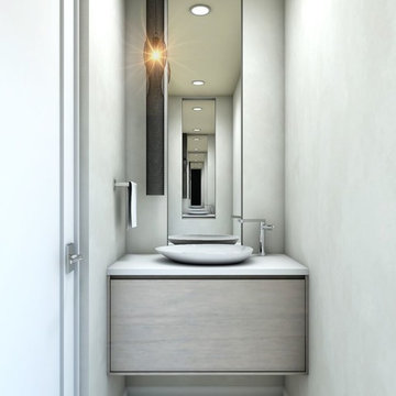 Thassos Powder Bathroom