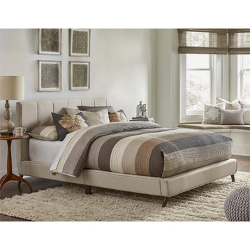 Hillsdale Aussie Upholstered Queen Bed in Fog