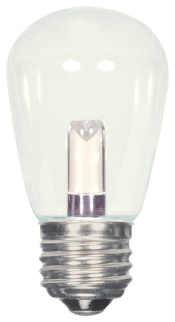 1.4W LED S14 Clear 2700K Medium Base 120V - Eclectic - Led Bulbs - by ...