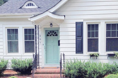 Eclectic exterior home photo in Charlotte