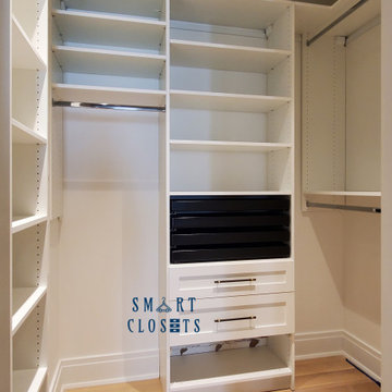 Master Walk In Closet - With Pull-Out Jewelry Trays Designed By Smart Closets